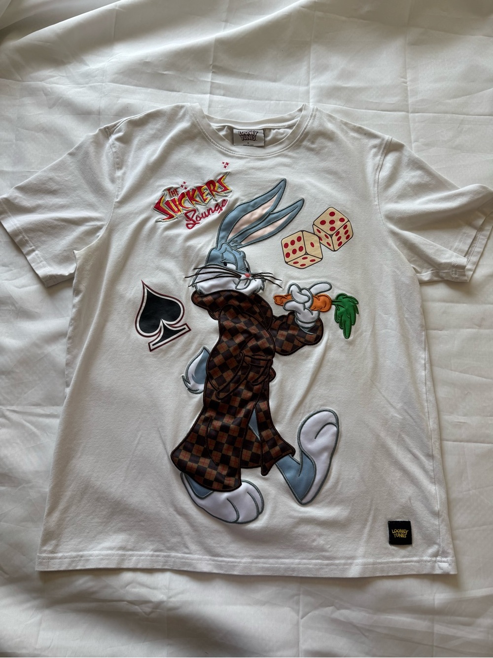 Looney Tunes White Bugs Bunny Graphic Tee